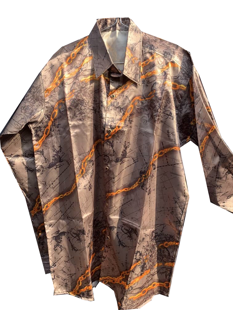 Men's Formal Multicolor Vintage Shirt