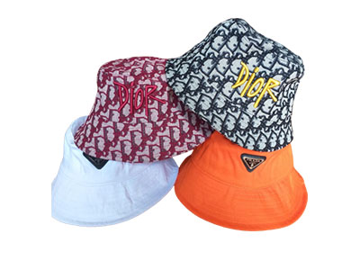 Dior Unisex Double Sided Bucket Hat Hip Hop Hat Cap