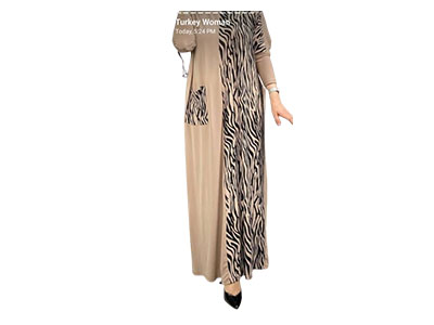 Turkey Brand Ladies Dress - FLARRED GOWN