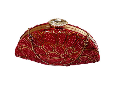 Classic Clutch Purse - Red