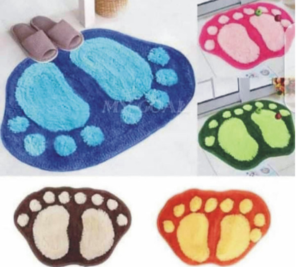 New Footprints Feet Shape Bathroom Footmat