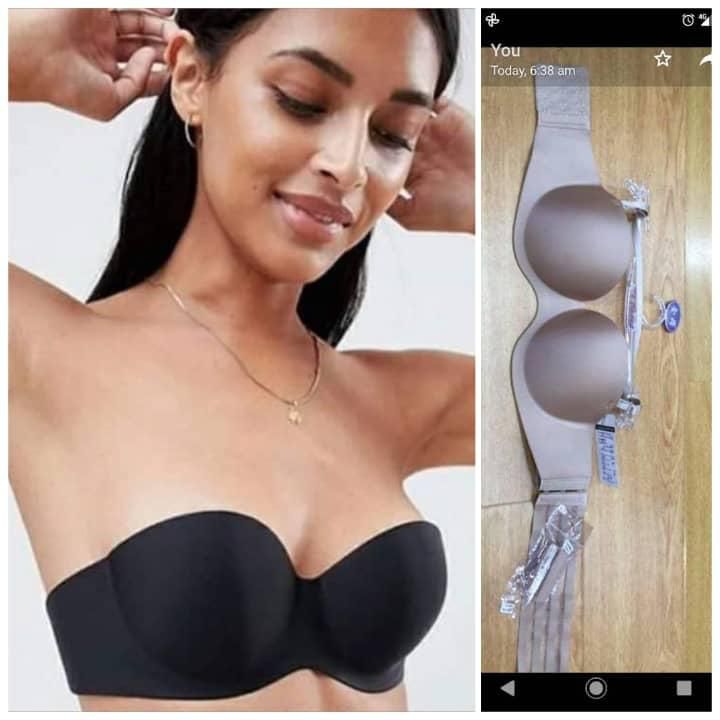 Fashion Women Silicone Push Up Strapless Bra