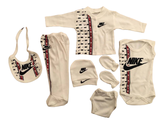 New Born 7 In 1 Pieces Arrival Wears Nike