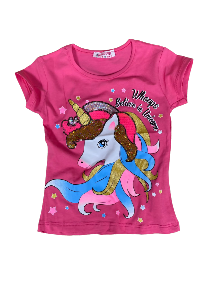 Turkey Sweetie Girls Top-Pink.