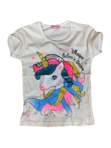 Girls' Unicorn Graphic Printed Top