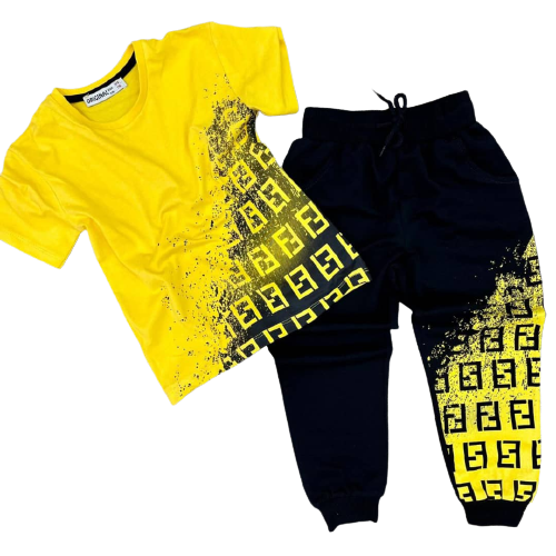 Printed Children Boys Clothes Set