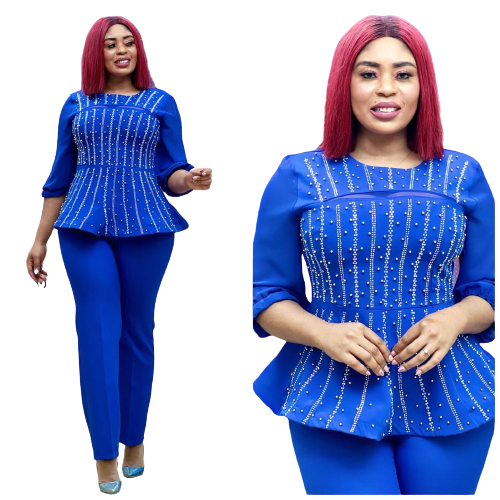 High Quality Ladies Cooperate Up and Down-Trousers