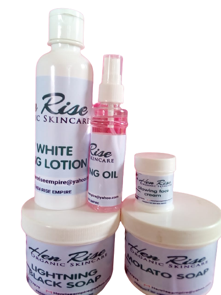 Pure Organic lightening Skin Care-Complete Kit
