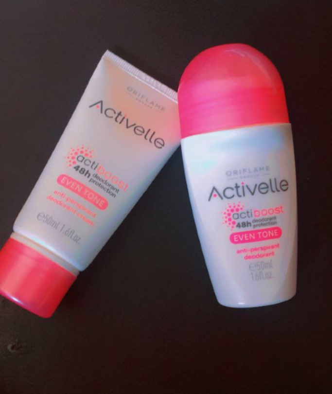 Activelle under arm