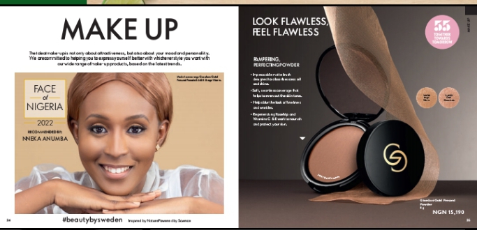 Giordani gold pressed powder