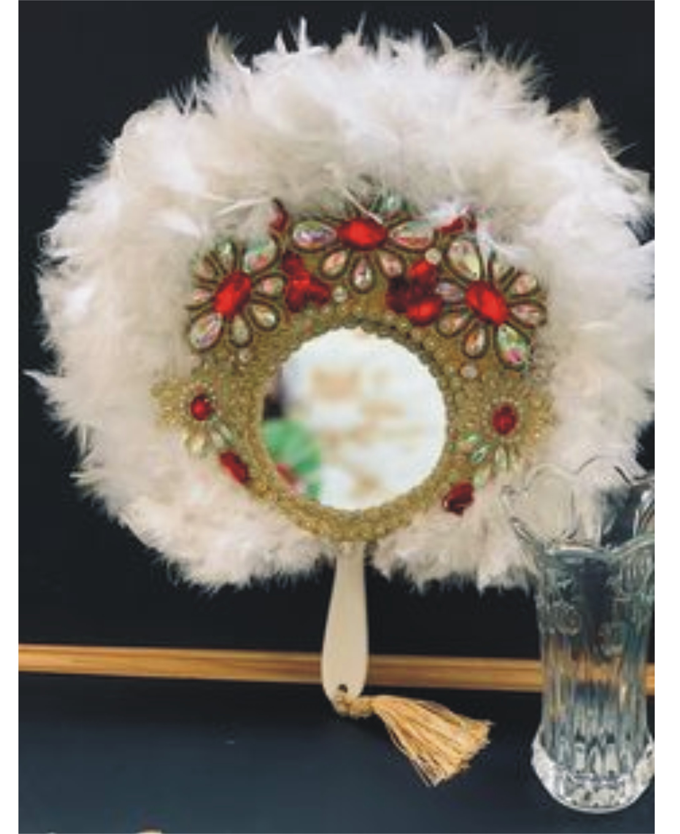 Luxury Mirror Hand Fan