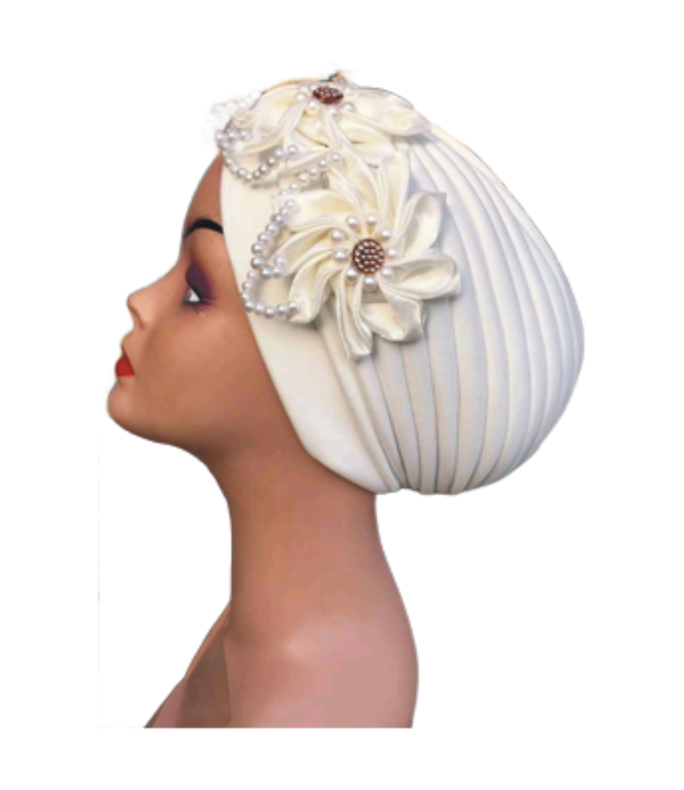 Pear patch Female Turban Cap
