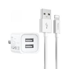 ROCK SPACE Dual USB Port Travel Charger