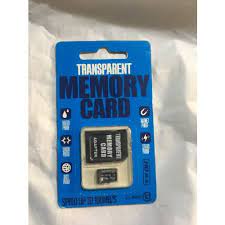 Transparent Memory Card 16gb