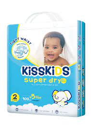 Kiss Kids Baby Diaper size 2