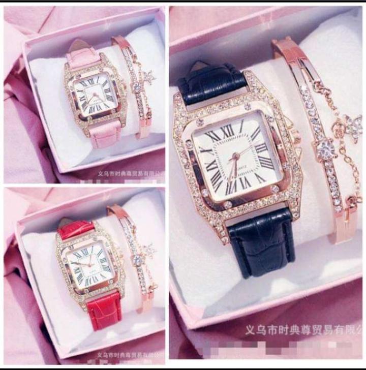 2 in 1 Wrist Watch And Bracelet