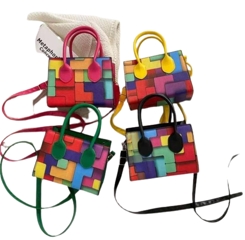 Multi Color Hand Bag