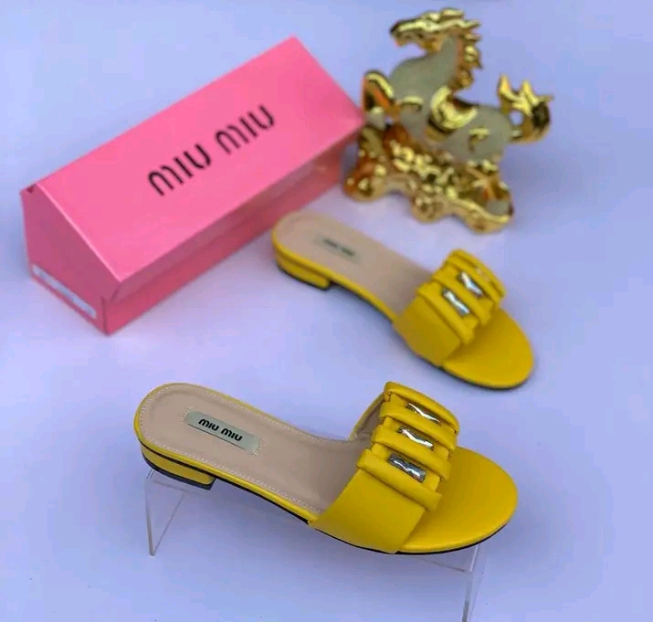 Ladies Fashioned Miu Miu Slipper