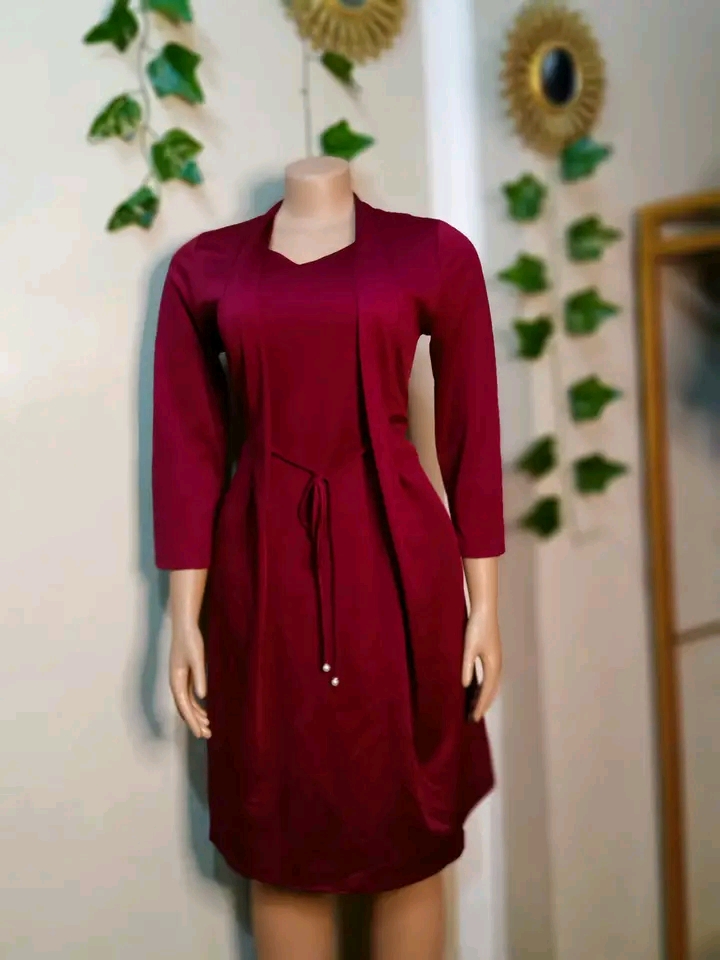 Wine Classy Dress