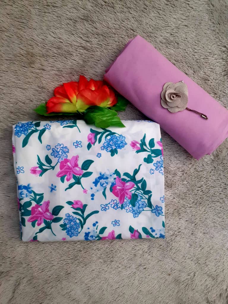 Plain and pattern material