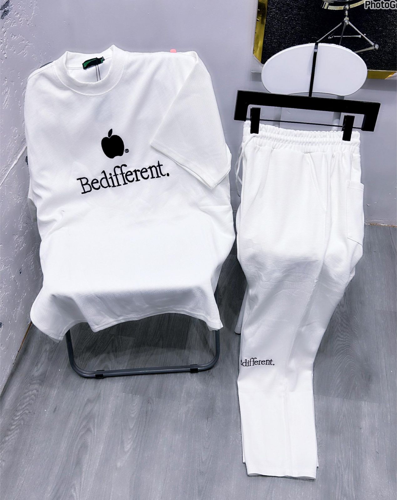Polo and joggers