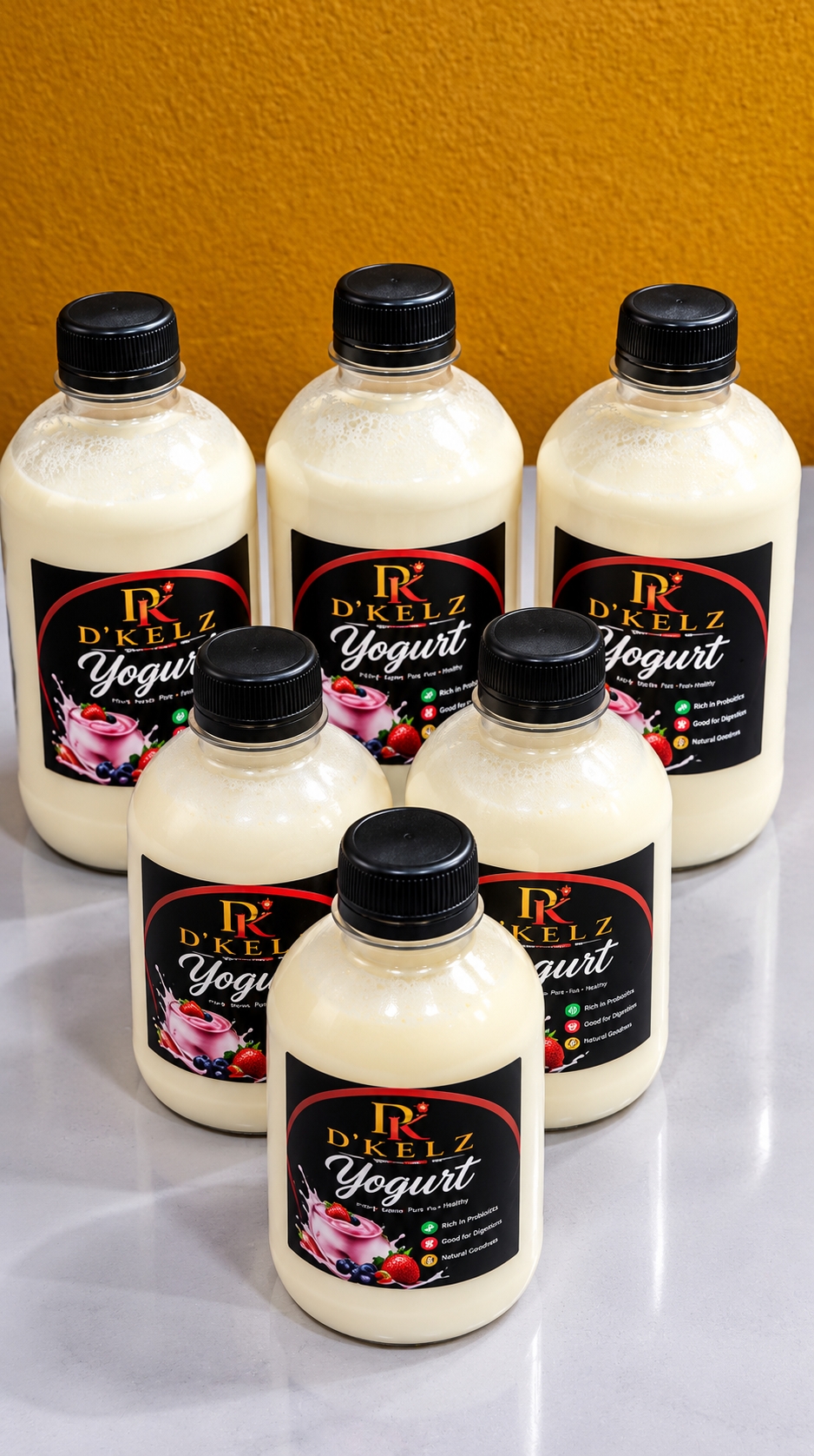 Small Bottle Organic Yogurt